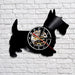 Scottie Dog Led Vinyl Record Wall Clock Scottish Terrier