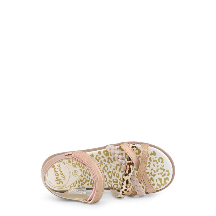 Shone 7193-021a49 Sandals For Kids-pink