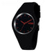 Silicone Strap 3bar Waterproof Quartz Wristwatches For Women