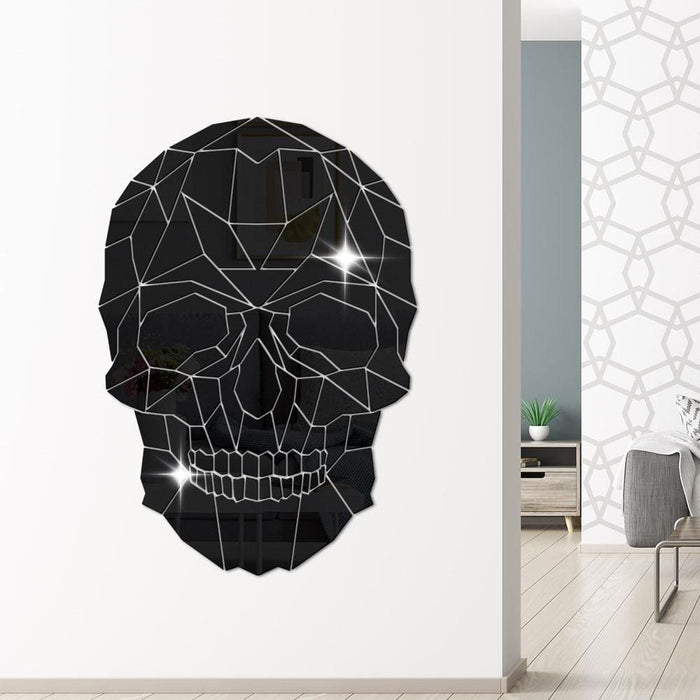 Skull Diy Acrylic Mirror Stickers
