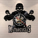 Skull In Helmet Racer Motorcycles Led Vinyl Record Wall