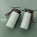 Small Portable Insulated Bottle With Leather Handle 304