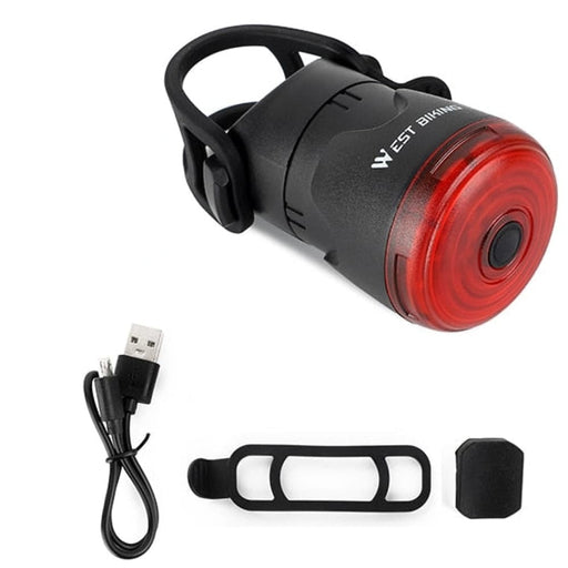 Smart Bicycle Flashlight Mtb Road Bike Rear Light Auto