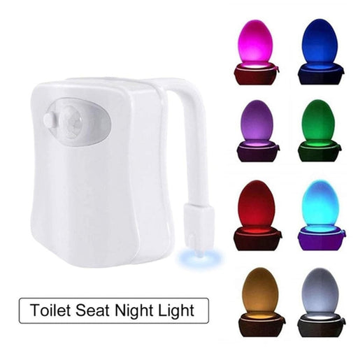 Smart Motion Sensor Toilet Seat Night Light In 8 Colors-