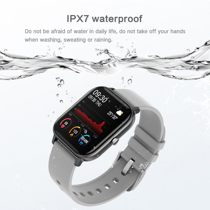 Smart Watch Full Touch Fitness Tracker Blood Pressure