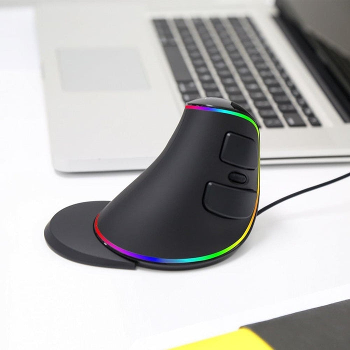 Snail Design Ergonomic Vertical Mouse With Palm Rest