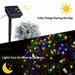 Vibe Geeks Solar Powered Flower String Lights Cherry