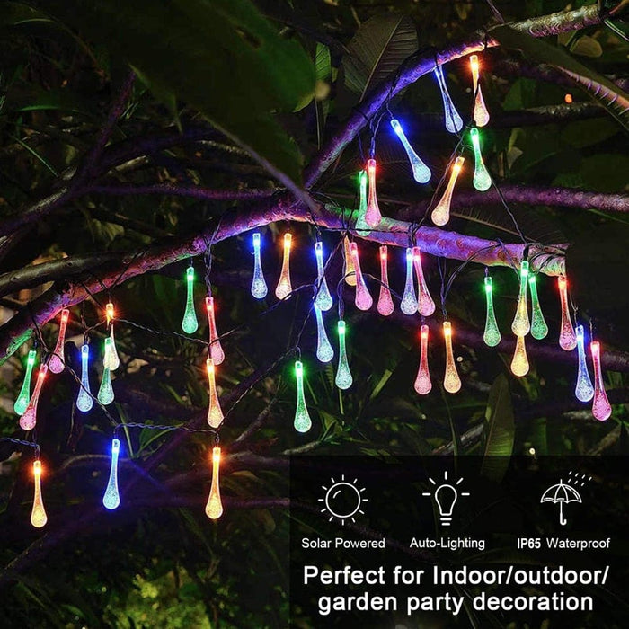 Solar Powered Outdoor Fairy Led Droplights Garden Decor