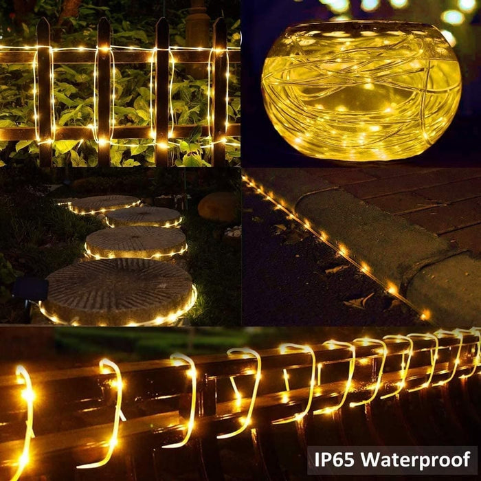 Usb Outdoor Led String Tube Light Garden Fairy