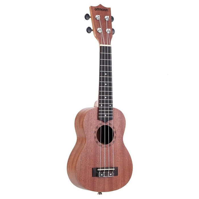 Solid Wood Ukulele 21 4 Strings Uke Hawaii Bass String-7