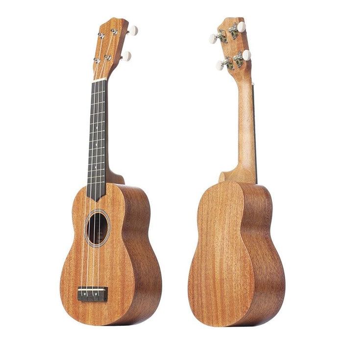 Solid Wood Ukulele 21 4 Strings Uke Hawaii Bass String-7