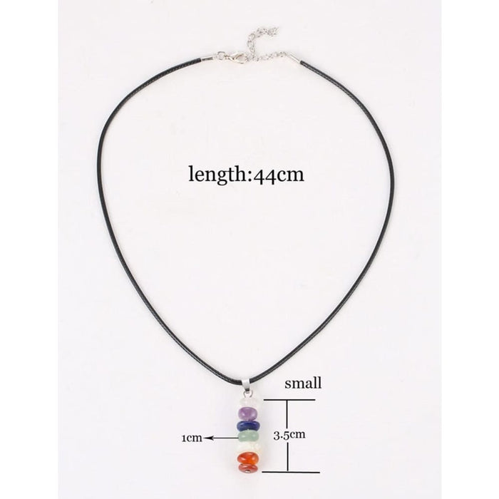 Special Design 7 Natural Stones Irregular Bead Pendant