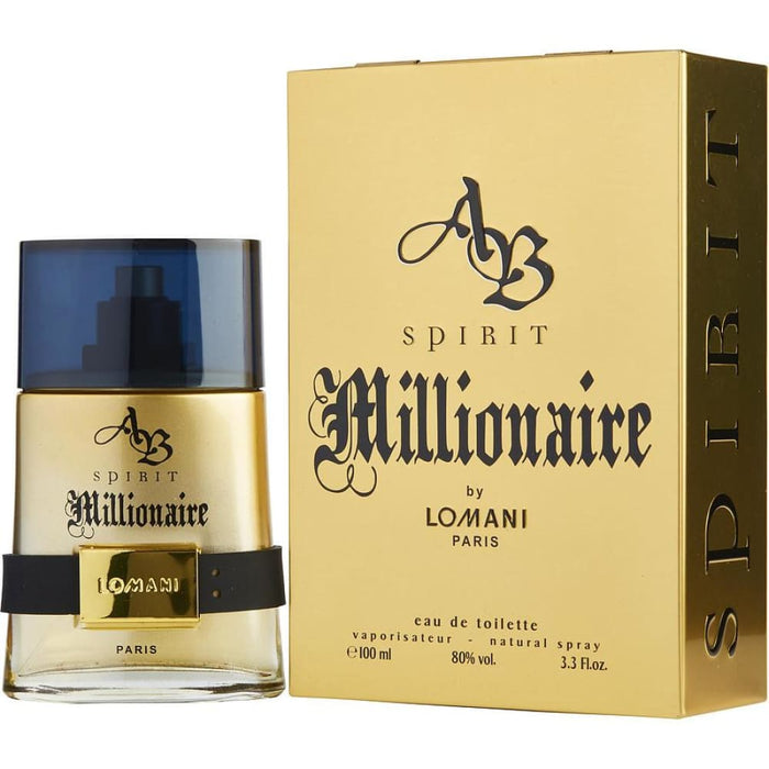 Spirit Millionaire Edt Spray By Lomani For Men - 100 Ml