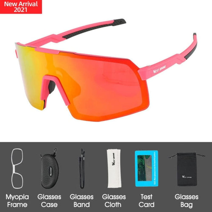 Sport Cycling Polarized Glasses Mtb Road Bike Eyewear Uv400