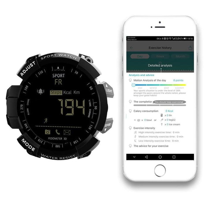 Sport Smart Watch Bluetooth Digital Men Clock Pedometer Ip68