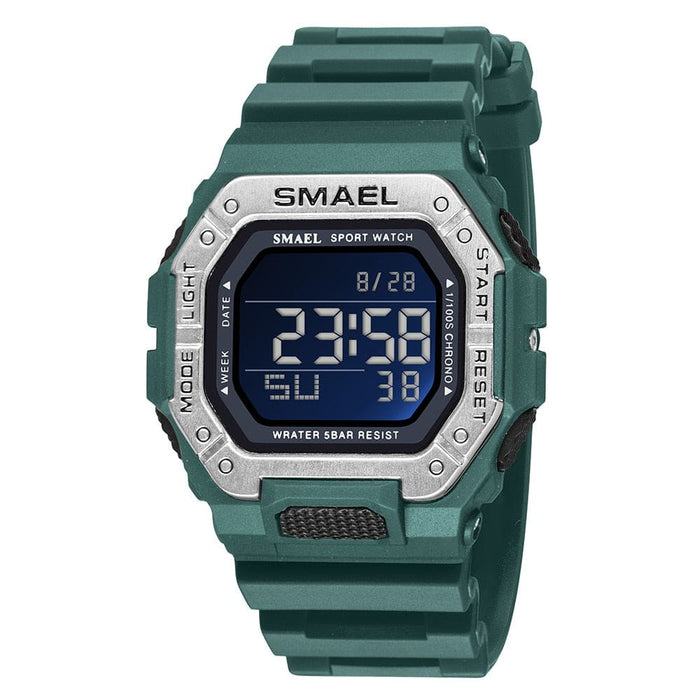 Sport Watches Digital Smael Brand Led Clock Waterproof Auto