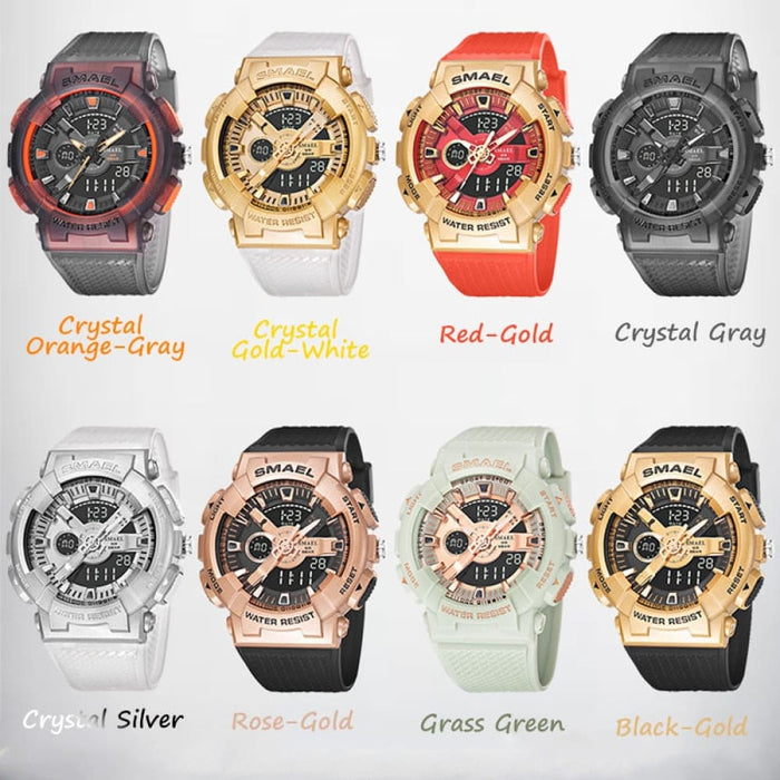 Sport Watches Waterproof Smael New Watch For Men Crystal