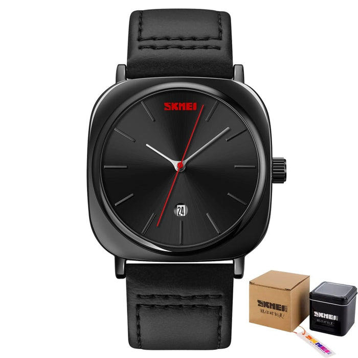 Square Dial Men’s Watches Top Brand Original Casual Dress