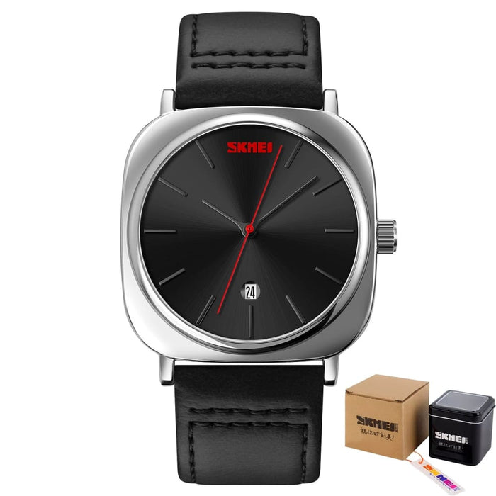 Square Dial Men’s Watches Top Brand Original Casual Dress