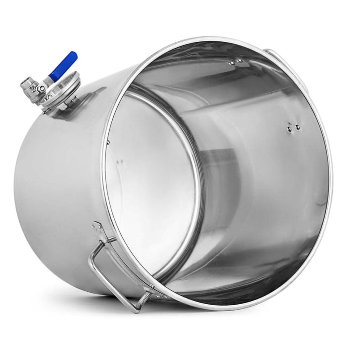 Stainless Steel 33l No Lid Brewery Pot With Beer Valve