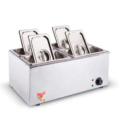 Stainless Steel 4 x 1 2 Gn Pan Electric Bain-marie Food