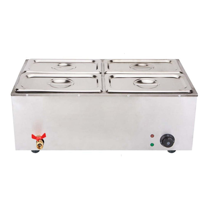 Stainless Steel 4 x 1 2 Gn Pan Electric Bain-marie Food