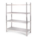 Stainless Steel 4 Tier Kitchen Shelving Unit Display Shelf