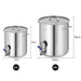 Stainless Steel Brewery Pot 50l 98l With Beer Valve 40cm