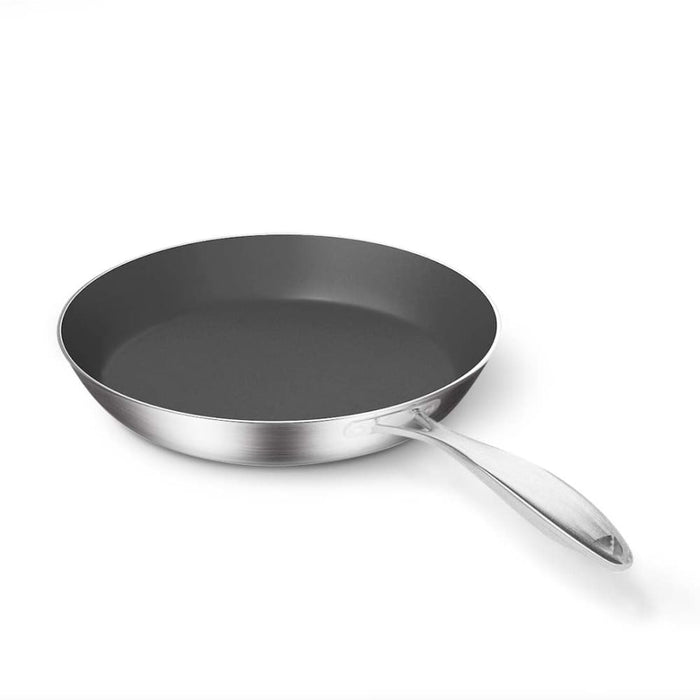 Stainless Steel Fry Pan 20cm 30cm Frying Induction Non Stick