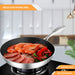 Stainless Steel Fry Pan 22cm Frying Induction Frypan Non
