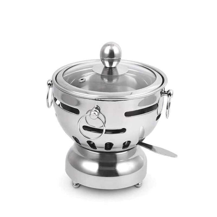 Stainless Steel Mini Asian Buffet Hot Pot Single Person