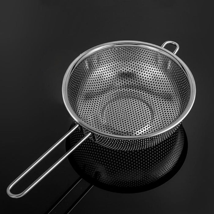 Stainless Steel Perforated Colander Fine Mesh Net Food