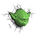 Star Wars Yoda Face 3d Deco Led Wall Light