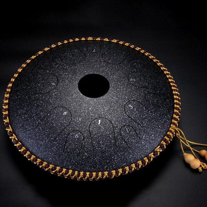 New Steel Tongue Drum 14 Inch Tone Handheld Tank Percussion