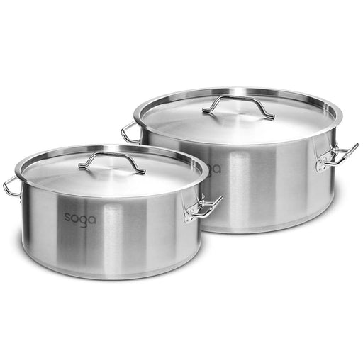 Stock Pot 14l 23l Top Grade Thick Stainless Steel Stockpot