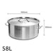 Stock Pot 58l Top Grade Thick Stainless Steel Stockpot 18 10