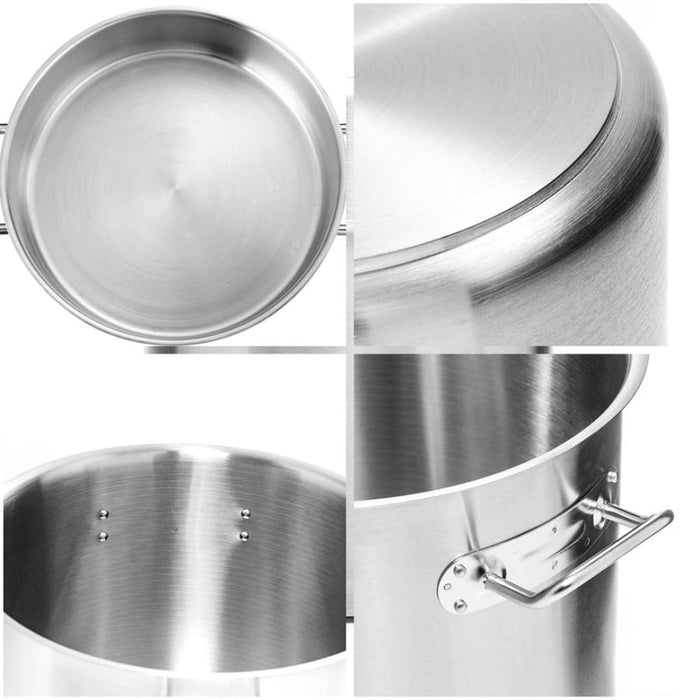 Stock Pot 71l Top Grade Thick Stainless Steel Stockpot 18 10