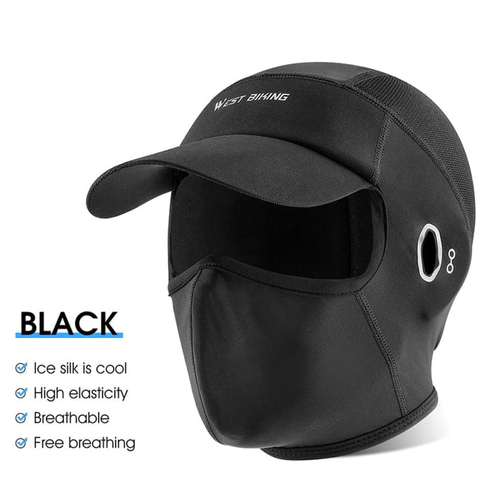 Summer Cycling Cap Ice Silk Anti-uv Full Face Cover Sport