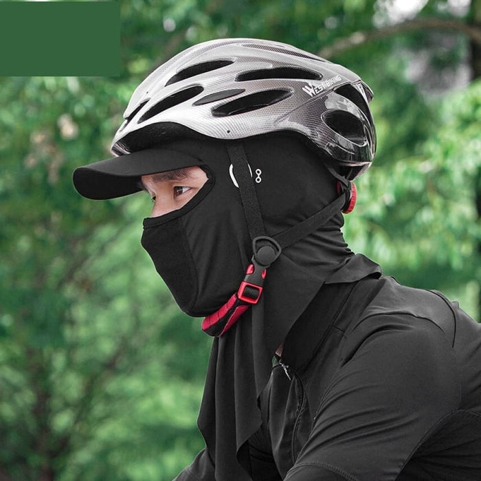 Summer Cycling Cap Ice Silk Anti-uv Full Face Cover Sport