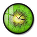 Summer Fruit Kiwi Designed Green Wall Clock Fresh Slice