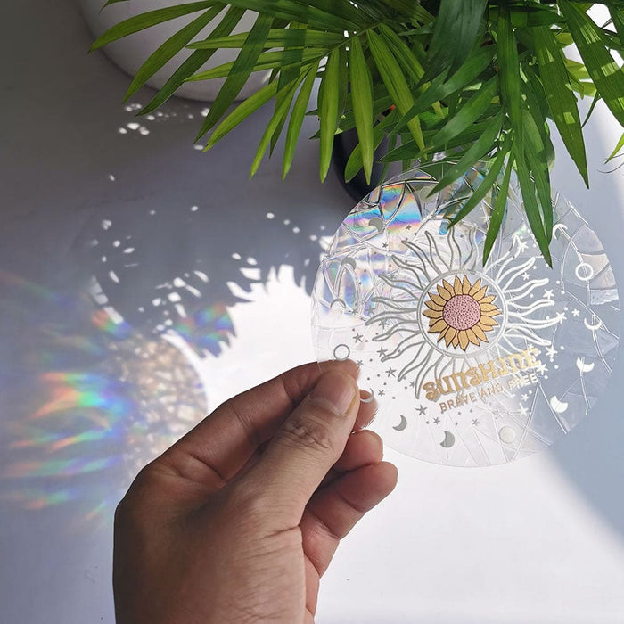 Sun Catcher Pvc Electrostatic Glass Stickers For Window