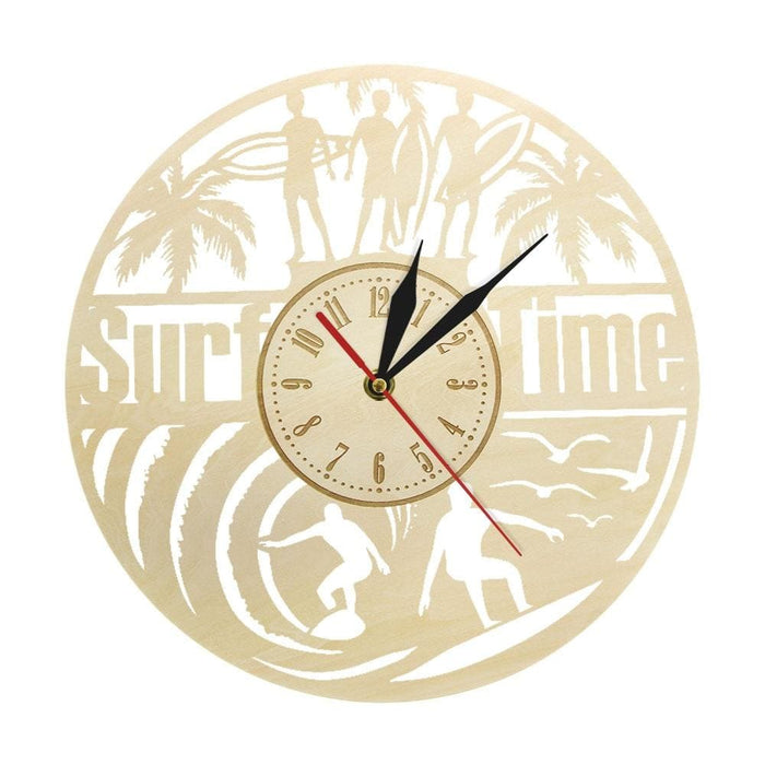 Surfing Wall Clock