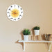 Surya Namaskar Sequence Yoga Pose Silhouette Wall Clock Non