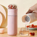 Tea Infuser Vacuum Flask 300ml Insulated Cup 316 Stainless