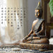 Thailand Buddha Statue Sculpture Office Desk Ornament