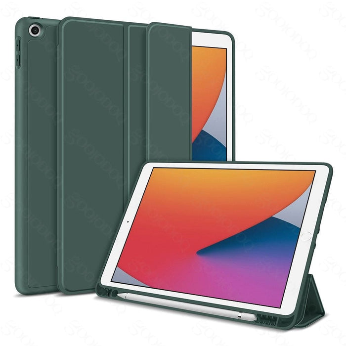 Three Fold Silicone Case For Apple Ipad Air 4 8th 7th