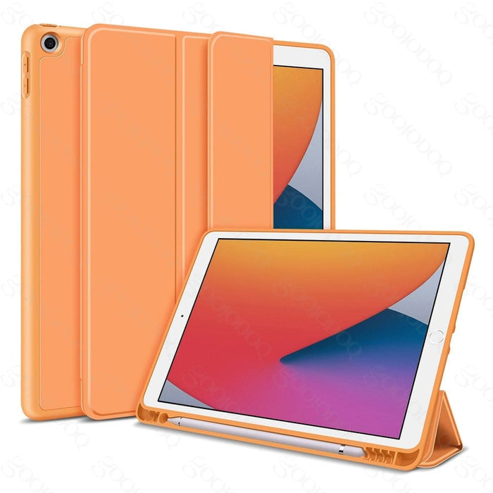 Three Fold Silicone Case For Apple Ipad Air 4 8th 7th