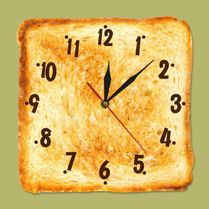 Toasted Bread Wall Clock