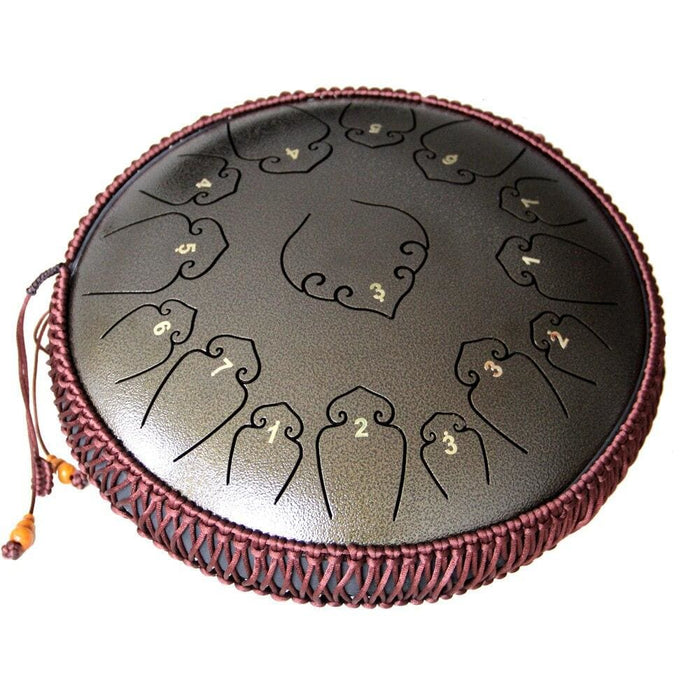 Tongue Drum 14 Inch 15 Notes Handpan Tank Chakra