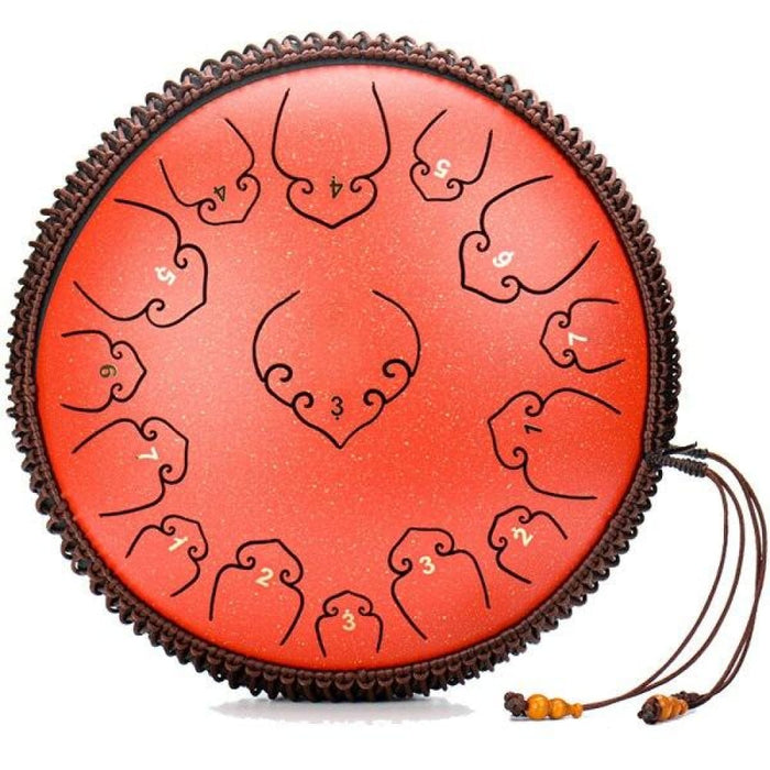 Tongue Drum 14 Inch 15 Notes Handpan Tank Chakra